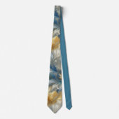 Cravate Élégantes perruques chic en or, argent, bleu, jaun (Devant)