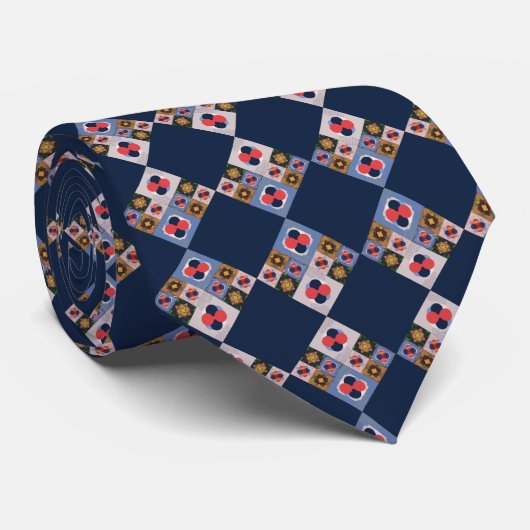 Cravate Éléments géométriques (Roulé)