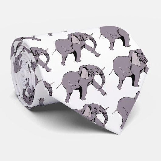 Cravate Éléphant (Roulé)