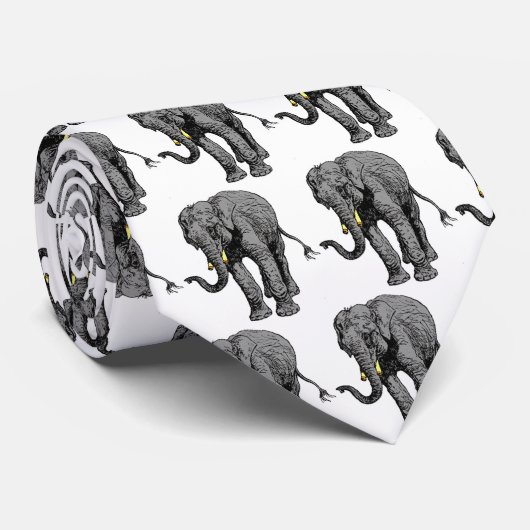 Cravate Éléphant (Roulé)