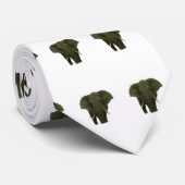 Cravate Eléphant africain (Roulé)