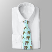 Cravate Eléphant coloré (Attaché)