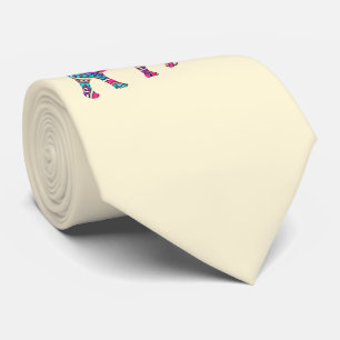 Cravate Éléphant coloré