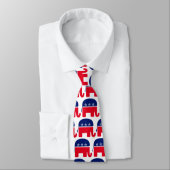 Cravate Éléphant républicain (Attaché)