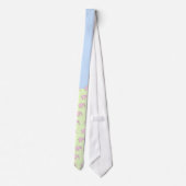 Cravate Eléphant riant rose (Dos)