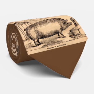 Cravate Éleveur du 19ème siècle de ` d'impression de po