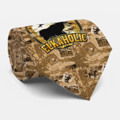 cravate elkaholic de dîner de grand jeu (Roulé)