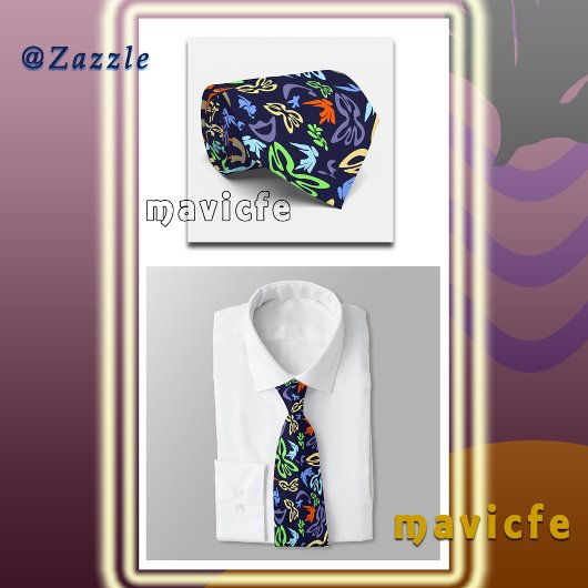 Cravate Elves, Butterflies and Masks 4