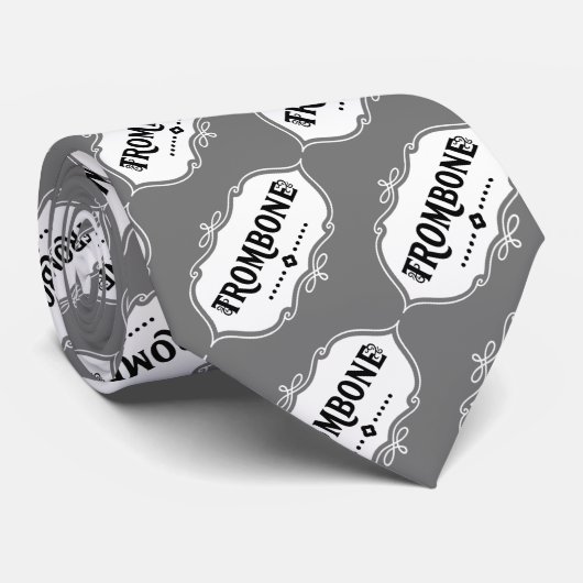 Cravate Emblème de Trombone (Roulé)