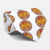 Cravate emblème du bhoutan (Roulé)