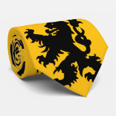 Cravate Emblème du Lion flamand (Roulé)