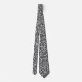 Cravate Embossed Black-Gray (Dos)