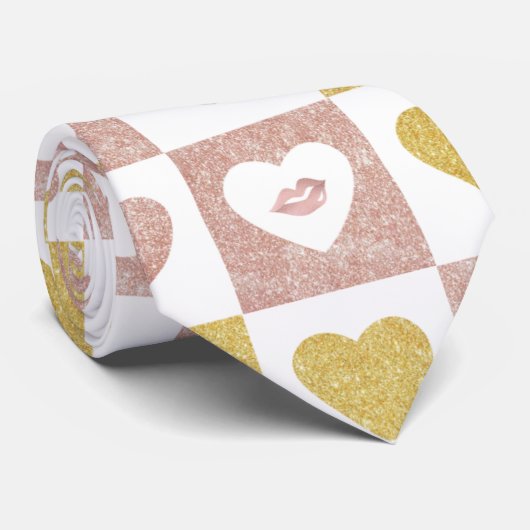 Cravate Embrasages et baisers (Roulé)