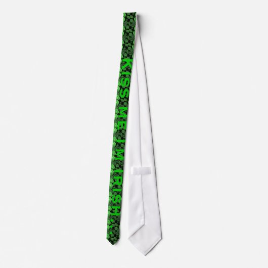 Cravate Embrasse-moi je suis Irlandais St Patrick's Cravat (Dos)