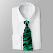 Cravate Emerald and Gold Safari Series Design 10 (Attaché)