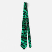 Cravate Emerald and Gold Safari Series Design 10 (Devant)