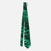 Cravate Emerald and Gold Safari Series Design 10 (Dos)