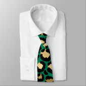 Cravate Emerald Cheetah Print (Attaché)