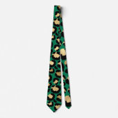 Cravate Emerald Cheetah Print (Devant)