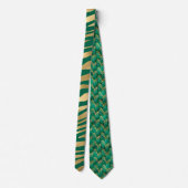 Cravate Emerald et Gold Safari Series Design 2 (Dos)