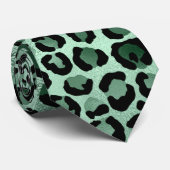 Cravate Emerald et Gold Safari Series Design 9 (Roulé)