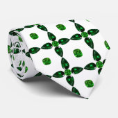 Cravate Emerald Gemstone Art, vert (Roulé)