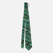 Cravate Emerald Green Parties scintillant en marbre Cravat (Dos)