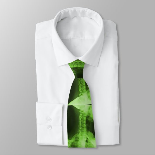 Cravate Émission X 2 - Vert radioactif (Attaché)
