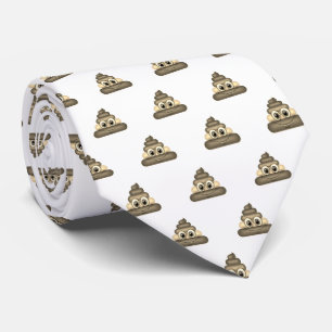 Cravate Emoji Cute Poop