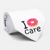 Cravate Emoji drôle de citation d'expression d'I de soin à (Roulé)