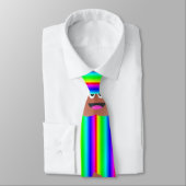 Cravate émoticône arc-en-ciel (Attaché)
