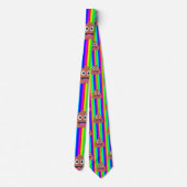 Cravate émoticône arc-en-ciel (Dos)