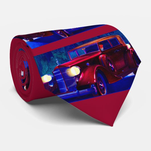 Cravate Empreinte automobile Packard 1934 (Roulé)