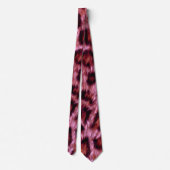 Cravate empreinte de guépard rose (Dos)