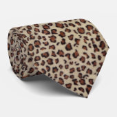 Cravate Empreinte de léopard (Roulé)