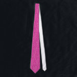 Cravate Empreinte de léopard magenta et rose<br><div class="desc">Un motif de large échelle des taches d'empreinte de léopard obtient une torsion moderne dans le rose rose de girlie et pâle magenta d'oeillet.</div>