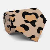 Cravate Empreinte de léopard, Spots de léopard, Leopard Br (Roulé)