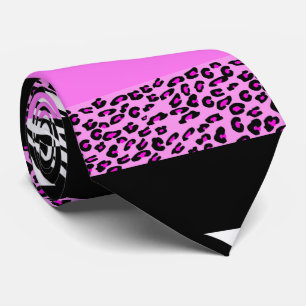 Cravate Empreinte de léopard, Zebra Print, Poster de anima