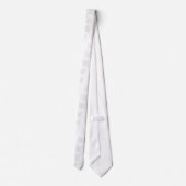 Cravate Empreinte de patte de chien coupé (Dos)