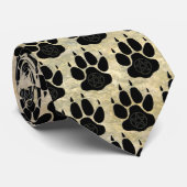 Cravate Empreinte de patte Wolf (Roulé)