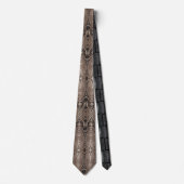 Cravate empreinte de serpent (Devant)