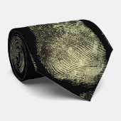 Cravate Empreinte digitale renversée de boucle (Roulé)