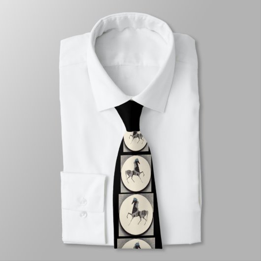 Cravate  empreinte patchwork (Attaché)