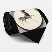 Cravate  empreinte patchwork (Roulé)