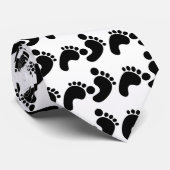 Cravate empreintes de bébés (Roulé)