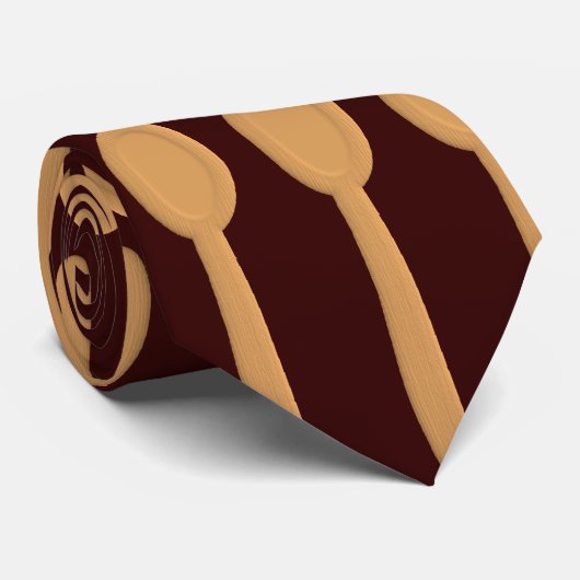 Cravate en bois de cuillère (Roulé)