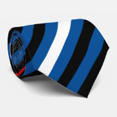 Cravate en cuir de drapeau (Roulé)