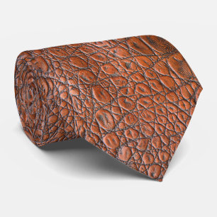 Cravate en cuir masculin