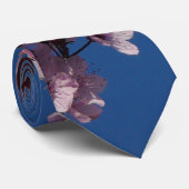 Cravate en fleurs de cerisier rose (Roulé)