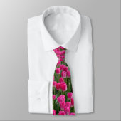 Cravate En grande partie rose (Attaché)